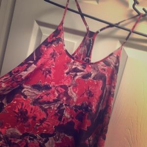 Sleeveless chiffon top